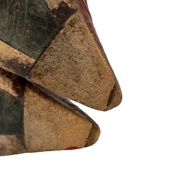 Pour L'Amour Italian Cognac‎ Leather Pointed Mid Calf Zip Boots - Picture 14 of 15